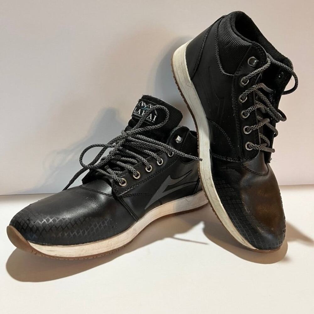 LAKAI Black Lightweight Mid Weather Sneakers, Men’s size 10 1/2 shoes
